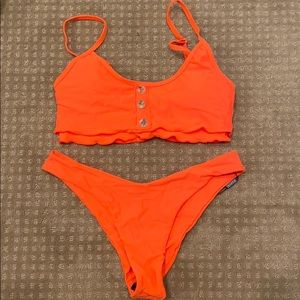 Orange bikini